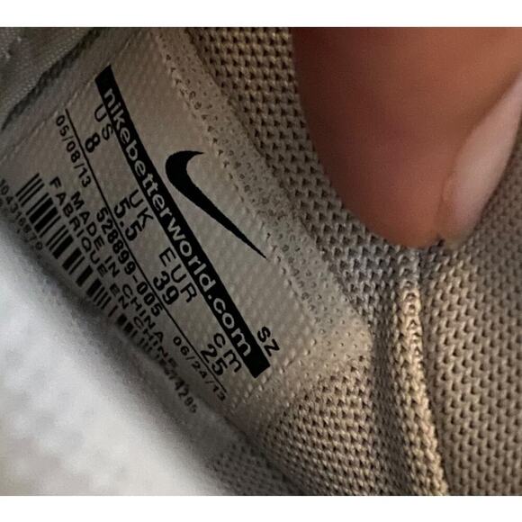 2013 Nike Dunk High Womens Gray Size US 8 Lace Up Athletic Wedge 52899-005 - Picture 5 of 12